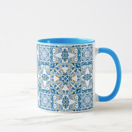 Portuguese Tile Pattern Mug