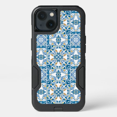 Portuguese Tile Pattern iPhone 13 Case
