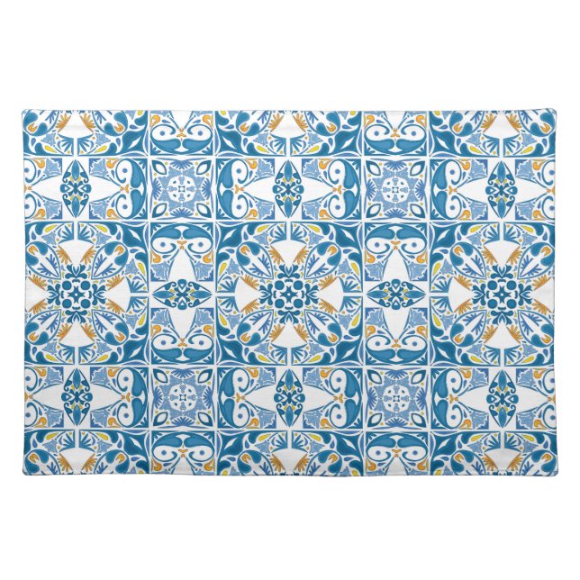 Portuguese Tile Pattern Placemat (Front)