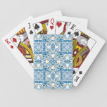 Portuguese Tile Pattern Playing Cards at Zazzle