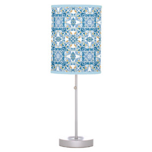 Portuguese Tile Pattern Table Lamp
