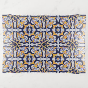 Portuguese tile pattern trinket tray