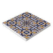 Portuguese tile pattern trivet | Zazzle