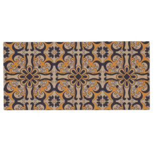Portuguese tile pattern wood USB flash drive