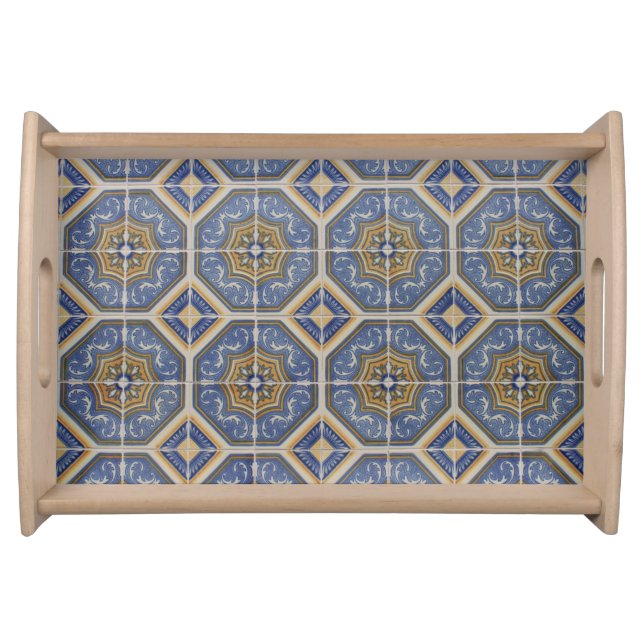 Portuguese tile serving tray (Front)