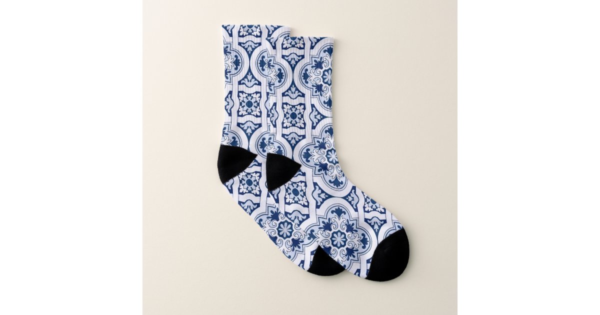Portuguese tile socks