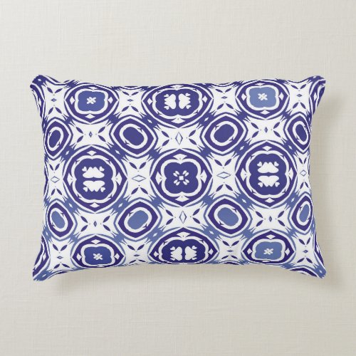 Portuguese tile vintage Minimal design  Accent Pillow