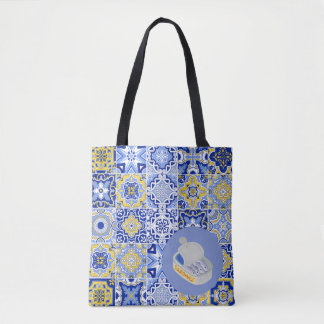 Portuguese Tiles and Sardines Tote Bag