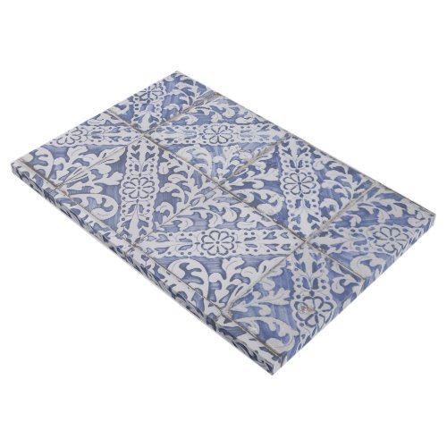 Portuguese Tiles _ Azulejo Blue and White Floral Gallery Wrap