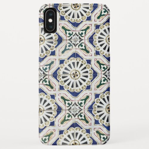 Portuguese Tiles _ Azulejo Colorful Geometric iPhone XS Max Case