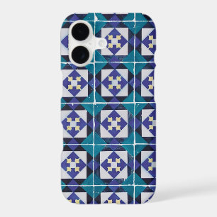 Portuguese Tiles - Azulejo Diamond Geometric iPhone 17 Case