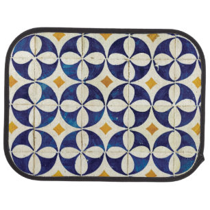 Portuguese Tiles - Azulejo Pattern Design Car Floor Mat