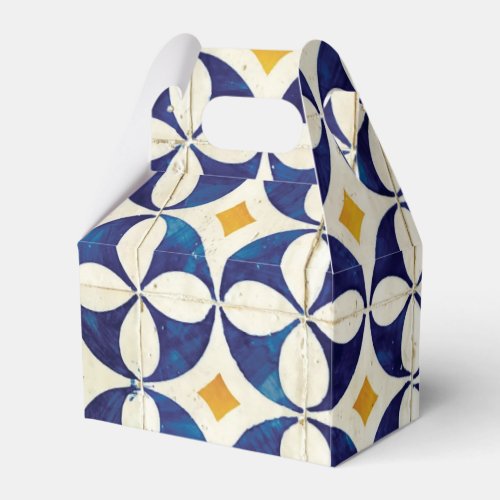 Portuguese Tiles _ Azulejo Pattern Design Favor Boxes