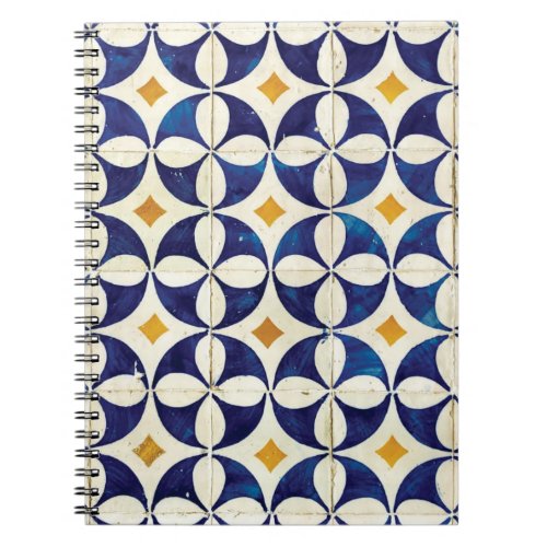 Portuguese Tiles _ Azulejo Pattern Design Notebook