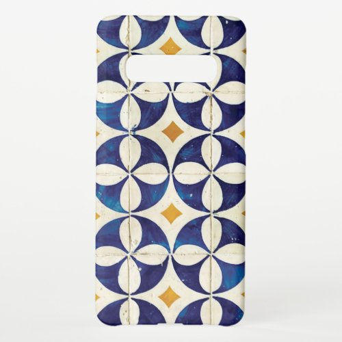 Portuguese Tiles _ Azulejo Pattern Design Samsung Galaxy S10 Case
