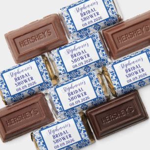 Portuguese Tiles Blue Mediterranean Bridal shower Hershey's Miniatures