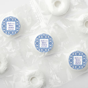 Portuguese Tiles Blue Mediterranean Bridal shower Life Saver® Mints