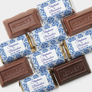 Portuguese Tiles Blue Mediterranean Wedding Hershey's Miniatures
