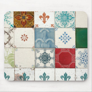 Portuguese tiles mouse pad