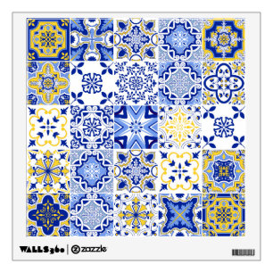 Portuguese Tiles Pattern Wall Decal