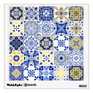 Portuguese Tiles Pattern Wall Decal