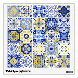 Portuguese Tiles Pattern Wall Decal