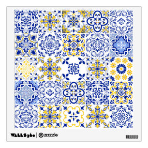 Portuguese Tiles Pattern Wall Decal