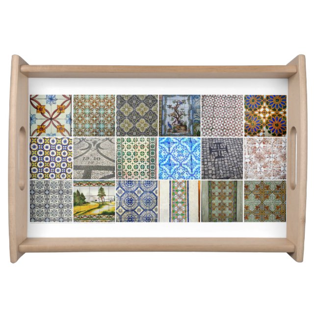 Portuguese Tiles Serving Tray (Front)