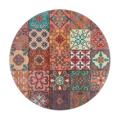 Portuguese Tiles Talavera Style Azulejo Cutting Board