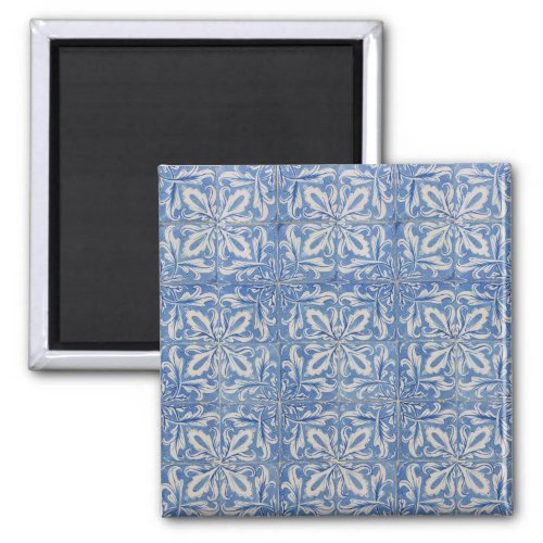 Portuguese Tiles Vintage Azulejos Blue White  Magnet