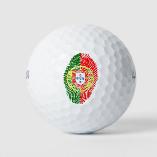 Portuguese touch fingerprint flag golf balls