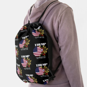 Portuguese Trump supporter Drawstring Bag