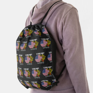 Portuguese Trump supporter Drawstring Bag
