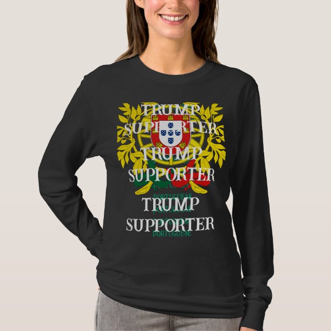 Portuguese Trump supporter T-Shirt (Front)