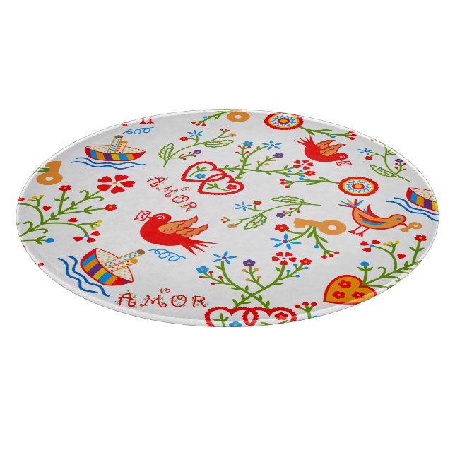 Portuguese valentine's love handkerchiefs   cutting board (Corner)