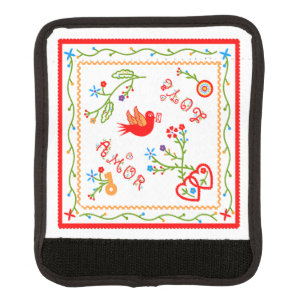 Portuguese valentine's love handkerchiefs  luggage handle wrap
