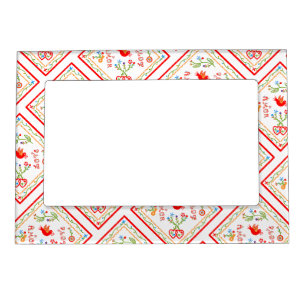 Portuguese valentine's love handkerchiefs magnetic frame