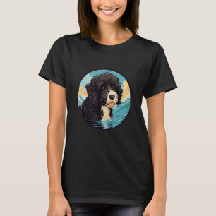 Portuguese Water Dog Breed Dog Design T-Shirt