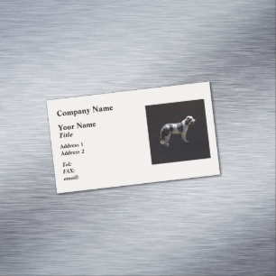 Portuguese Water Dog Business Card Magnet