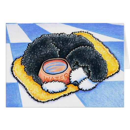 Portuguese Water Dog Cards (Front Horizontal)