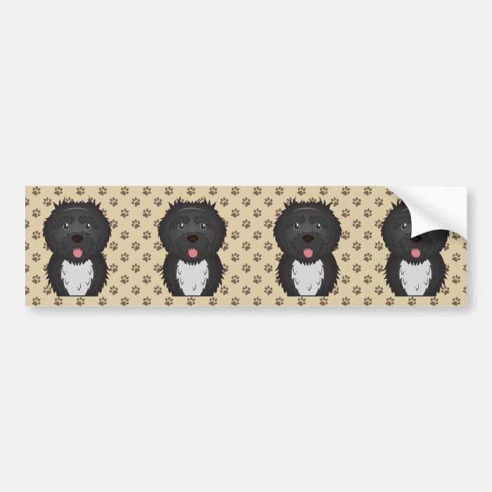 Portuguese Water Dog Cartoon Bumper Stickers