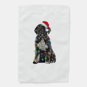 Portuguese Water Dog Christmas Lights Xmas Dog Lov Garden Flag