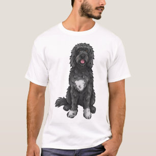 Portuguese Water Dog  Cute Dog Art T-Shirt