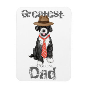 Portuguese Water Dog Dad Magnet