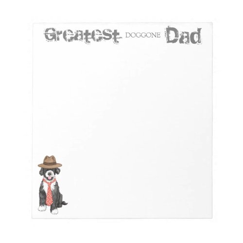 Portuguese Water Dog Dad Notepad