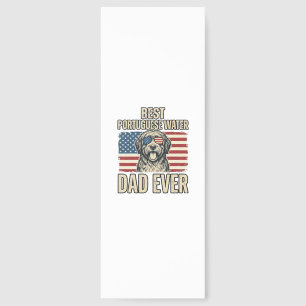 Portuguese Water Dog Dad Patriotic Vintage Bookmarks