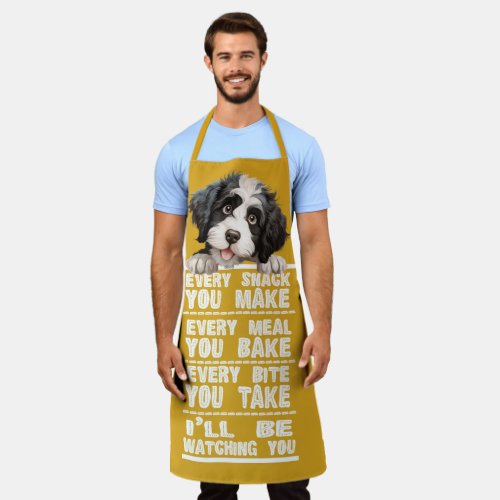 Portuguese Water Dog Every Snack You Make Apron