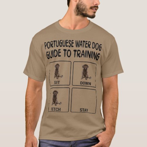 Portuguese Water Dog Guide To Training Dog T_Shirt