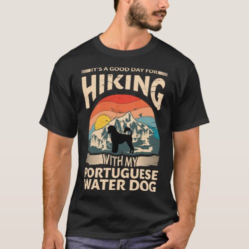 Portuguese Water Dog Hiking T_Shirt