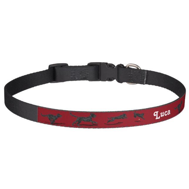 Portuguese Water Dog Holiday Collar (Front)